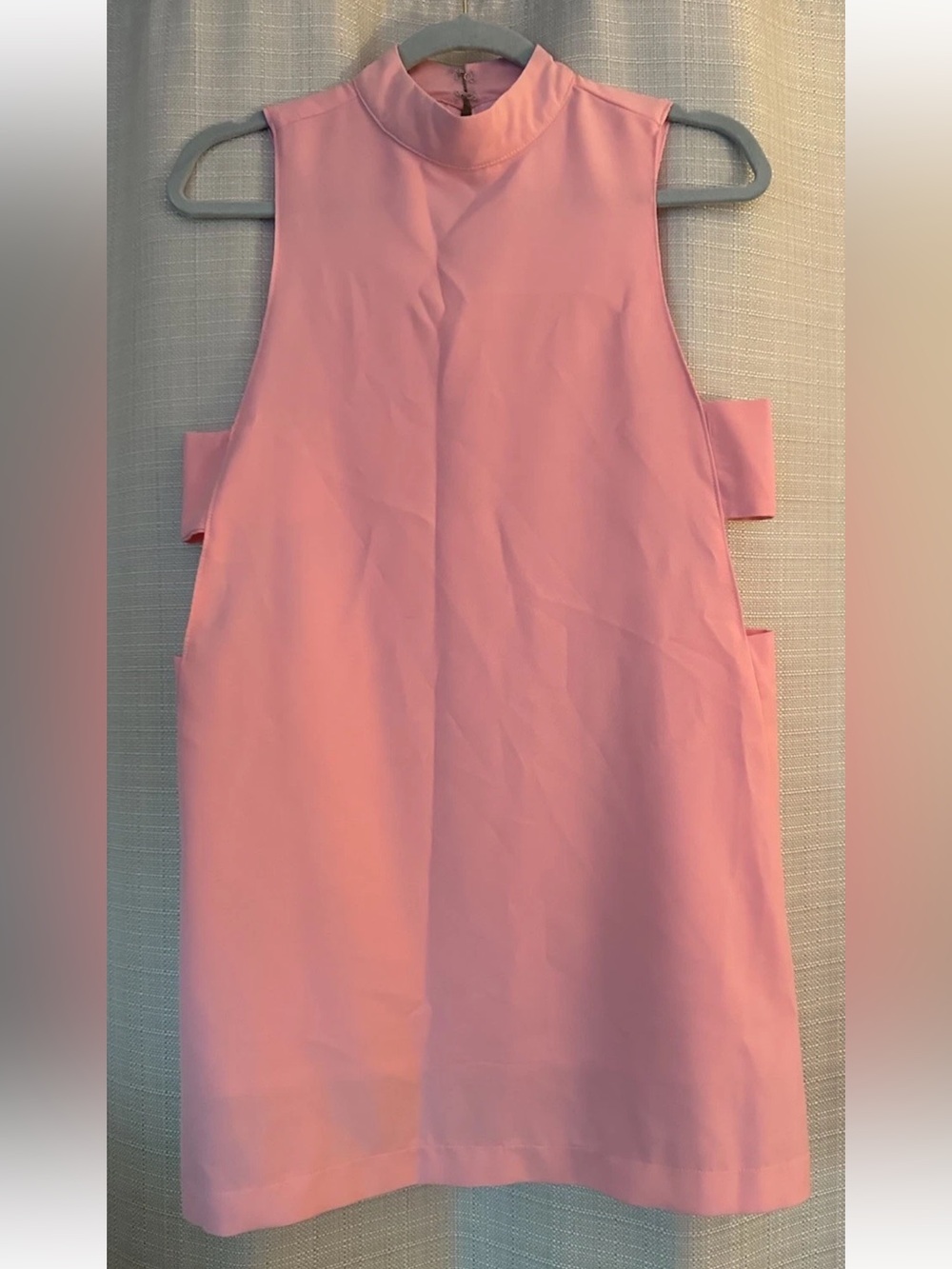 Pixie Market Ballerina Pink Cutout Mini Dress Small - Picture 6 of 12